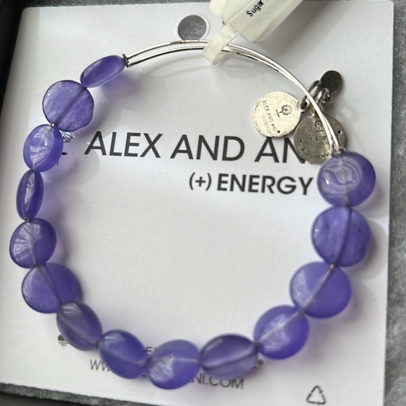 NWT Alex And Ani (+) Energy Sugar Rush Grape - Picture 2 of 3